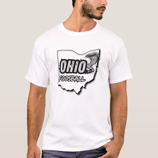 Ohio Voetbal Tornado T-shirt - Grijs (Voorkant)