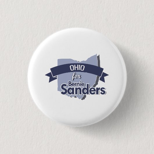 Ohio voor Bernie Sanders Ronde Button 3,2 Cm (Voorkant)