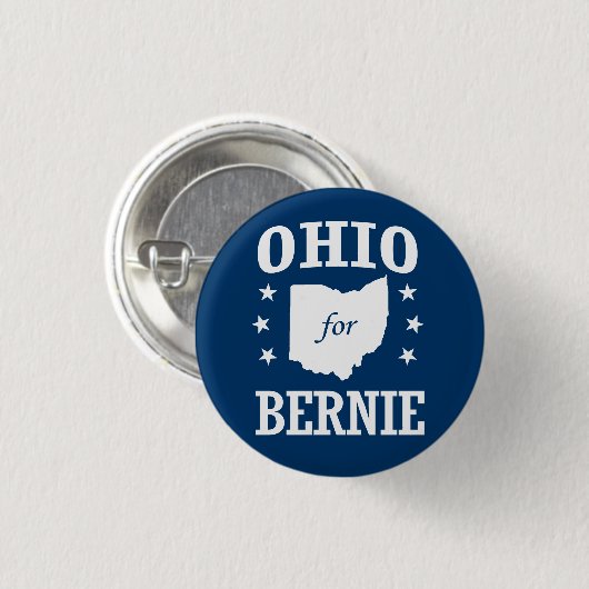OHIO VOOR BERNIE SANDERS RONDE BUTTON 3,2 CM (Voorkant /achterkant)