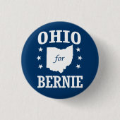 OHIO VOOR BERNIE SANDERS RONDE BUTTON 3,2 CM (Voorkant)