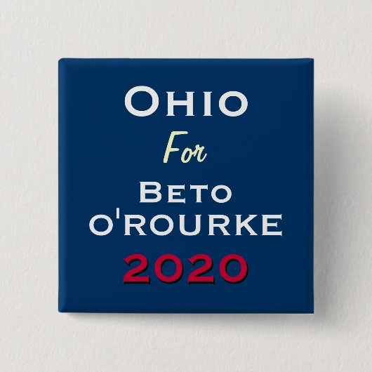 OHIO voor BETO 2020 Campaign Button (Voorkant)