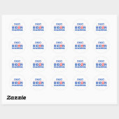 Ohio voor Biden Harris Ronde Sticker (Vel)