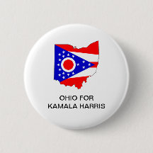 OHIO voor Kamala Harris 2024 Button