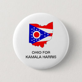 OHIO voor Kamala Harris 2024 Button