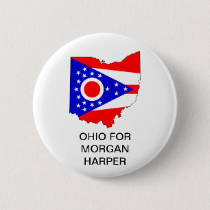 OHIO voor MORGAN HARPER SENATE Button