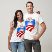 Ohio voor Obama T-shirt (Unisex)