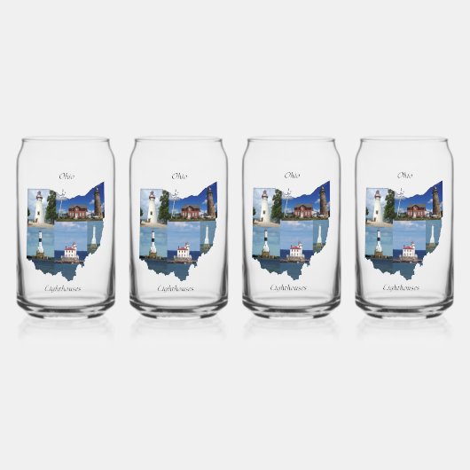 Ohio-vuurtorens kunnen glas (Voorkant)