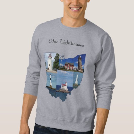 Ohio Vuurtorens shirt zwarte belettering (Voorkant)