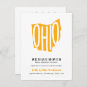 OHIO We hebben het nieuwe adres Nieuw Briefkaart s (Voorkant / Achterkant)