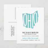 OHIO We hebben het nieuwe adres Nieuw Briefkaart s (Voorkant / Achterkant)