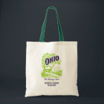 Ohio Wedding Welcome Bag, State Love Tote Bag<br><div class="desc">Verwelkom uw gasten in stijl met deze charmante Ohio-thema bruiloft canvas tas. Perfect voor het houden van goodies, routes en souvenirs, deze tas voegt een doordachte touch aan uw speciale feest. Of je nu een bruiloft in de thuisstad organiseert of een bestemmingsevenement in de Buckeye State, het is een praktische...</div>