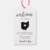 Ohio Wedding Welkom Cadeaulabel (Voorkant)