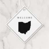 Ohio welkomsttas cadeau Label bruiloft weekend (Voorkant)