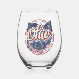 Ohio () wijnglas zonder voet