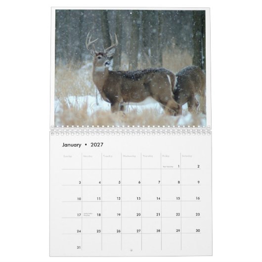 OHIO WILDLIFE CALENDAR-A KALENDER (Jan 2027)