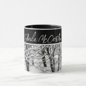 Ohio Winter Trees Foto Mok (Midden)