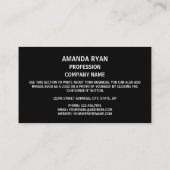 Ohioan Seal, Zegel van Ohio Visitekaartje (Achterkant)