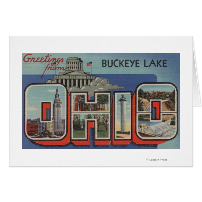 OhioBuckeye LakeLarge Letter ScenesOhio (Voorkant Horizontaal)