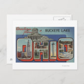 OhioBuckeye LakeLarge Letter ScenesOhio Briefkaart (Voorkant / Achterkant)