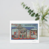 OhioBuckeye LakeLarge Letter ScenesOhio Briefkaart (Staand voorkant)