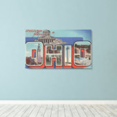 OhioLarge Letter ScenesOhio Canvas Afdruk (Insitu (Houten vloer))