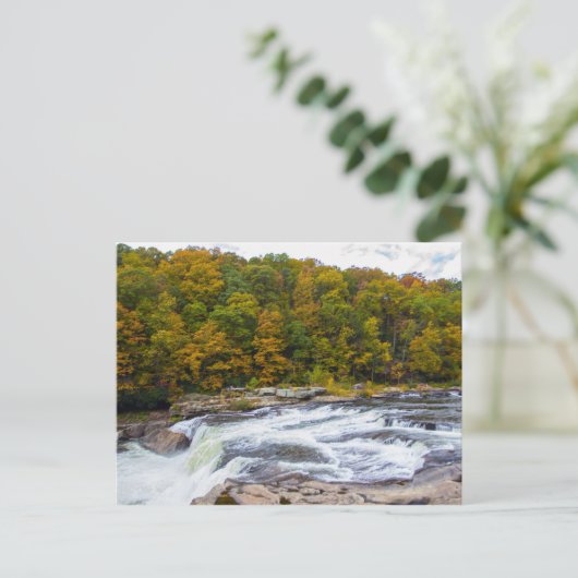 Ohiopyle Herfsten, Pennsylvania Briefkaart (Staand voorkant)