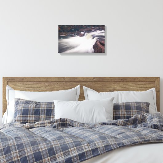 Ohiopyle Herfsten, Pennsylvania Canvas Afdruk (Insitu (Slaapkamer))