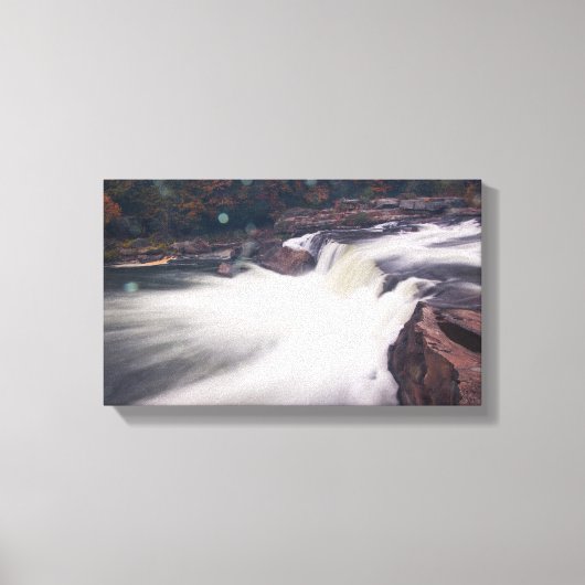 Ohiopyle Herfsten, Pennsylvania Canvas Afdruk (Voorkant)
