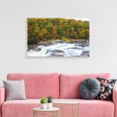 Ohiopyle Herfsten, Pennsylvania Canvas Afdruk (Insitu (Woonkamer))