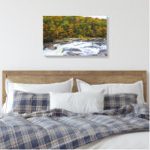 Ohiopyle Herfsten, Pennsylvania Canvas Afdruk (Insitu (Slaapkamer))