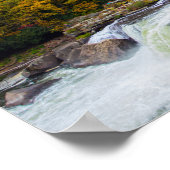 Ohiopyle Herfsten, Pennsylvania Poster (Hoek)