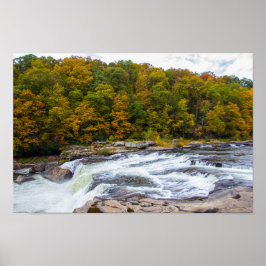 Ohiopyle Herfsten, Pennsylvania Poster