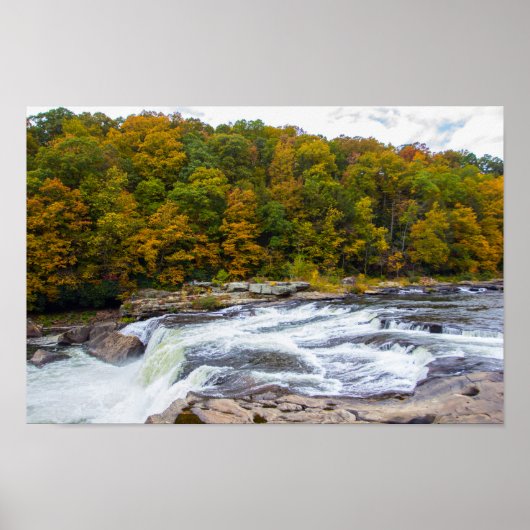 Ohiopyle Herfsten, Pennsylvania Poster (Voorkant)
