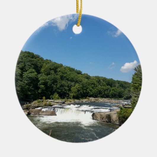 Ohiopyle, Pennsylvania Keramisch Ornament (Voorkant)