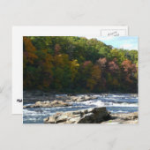 Ohiopyle Rapids in Herfst Pennsylvania Briefkaart (Voorkant / Achterkant)