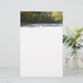 Ohiopyle Rapids in Herfst Pennsylvania Briefpapier (Staand voorkant)