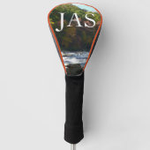 Ohiopyle Rapids in Herfst Pennsylvania Golfheadcover (Voorkant)