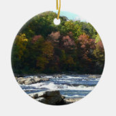 Ohiopyle Rapids in Herfst Pennsylvania Keramisch Ornament (Voorkant)