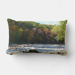 Ohiopyle Rapids in Herfst Pennsylvania Kussen