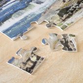 Ohiopyle Rapids in Herfst Pennsylvania Legpuzzel (Zijkant)