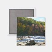 Ohiopyle Rapids in Herfst Pennsylvania Magneet (Voorkant / Achterkant)