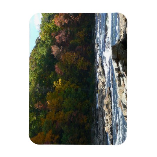 Ohiopyle Rapids in Herfst Pennsylvania Magneet (Verticaal)