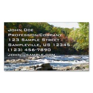 Ohiopyle Rapids in Herfst Pennsylvania Magnetisch Visitekaartje