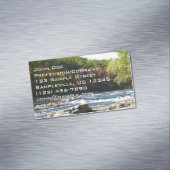 Ohiopyle Rapids in Herfst Pennsylvania Magnetisch Visitekaartje (Voorbeeld)