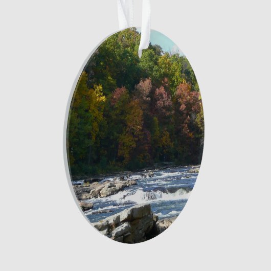 Ohiopyle Rapids in Herfst Pennsylvania Ornament (voorkant)