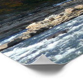 Ohiopyle Rapids in Herfst Pennsylvania Poster (Hoek)