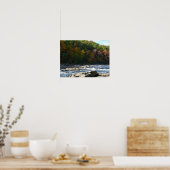 Ohiopyle Rapids in Herfst Pennsylvania Poster (Keuken)