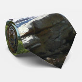 Ohiopyle Rapids in Herfst Pennsylvania Stropdas (Opgerold)