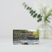 Ohiopyle Rapids in Herfst Pennsylvania Visitekaartje (Staand voorkant)