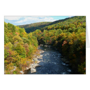 Ohiopyle River in Herfst I Pennsylvania Autumn